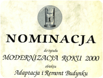 Nominacja do tytuu Modernizacja Roku 2000