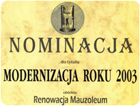 Nominacja do tytuu Modernizacja Roku 2003